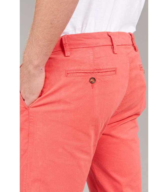 FLASH - Pantalon chino slim, rouge