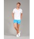 NECK - Cotton V-neck tee-shirt, white