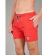 SOFT - Plain color slim fit swimshorts, red