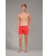 SOFT - Plain color slim fit swimshorts, red