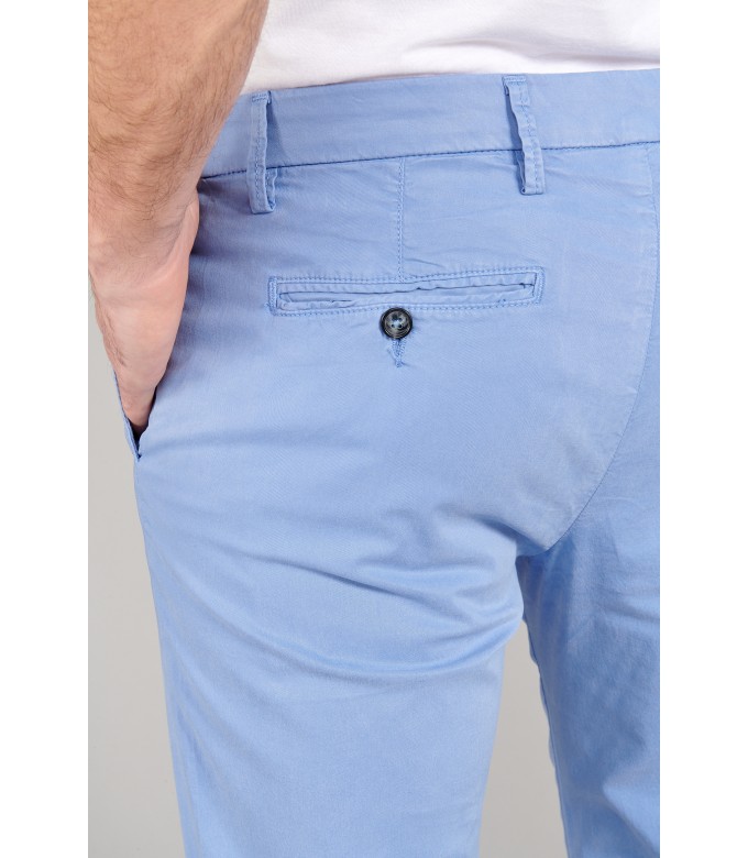 FLASH - Slim-fit chino pants, ocean