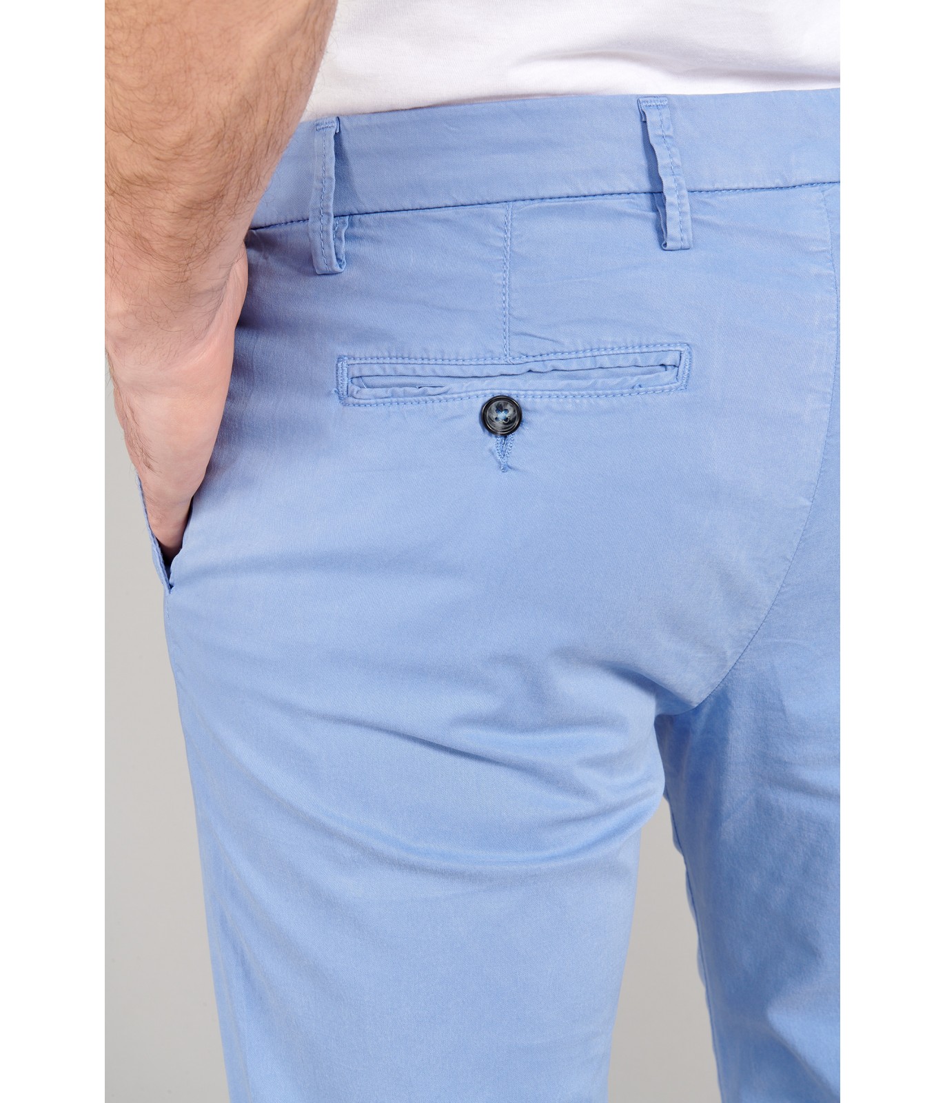 Pants regular fit cotton chinos for mens