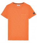NECK - Cotton v-neck orange
