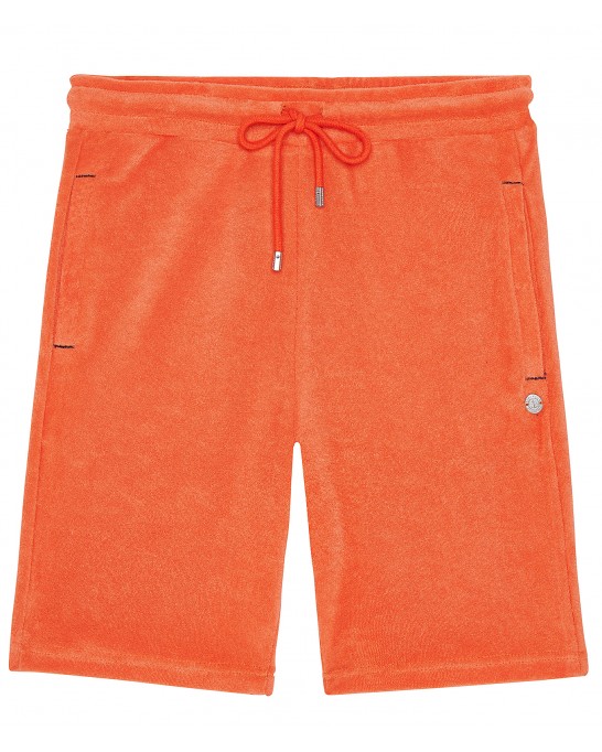 ORANGE SPONGE JOGGING SHORTS NOAH