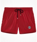 ABILIO - Red plain swim shorts