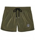 ABILIO - Short de bain uni kaki