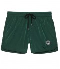 ABILIO - Green plain swim shorts