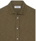 STUART - Thin cotton shirt, khaki 