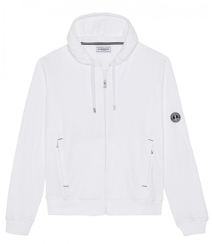 COTTON HOODIE SACHA WHITE