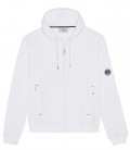 SACHA - White hooded terry jacket