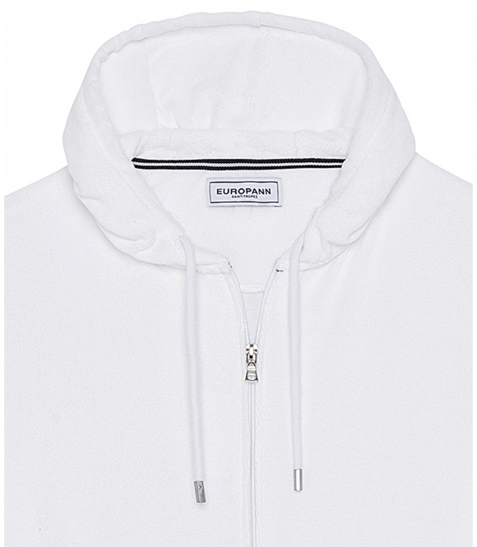 COTTON HOODIE SACHA WHITE