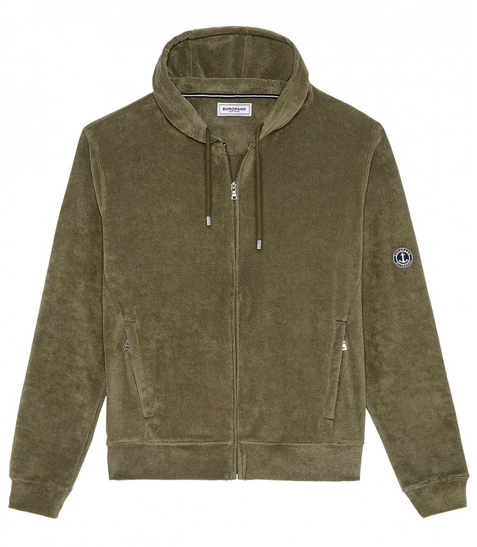 COTTON HOODIE SACHA KHAKI