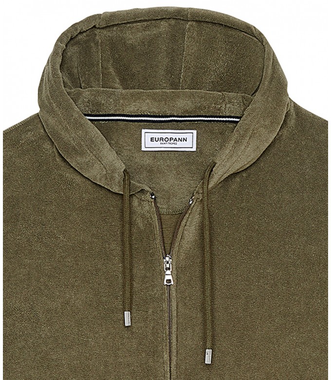 COTTON HOODIE SACHA KHAKI