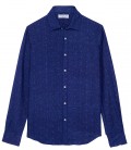 AIME - Shirt Navy embroidered peas