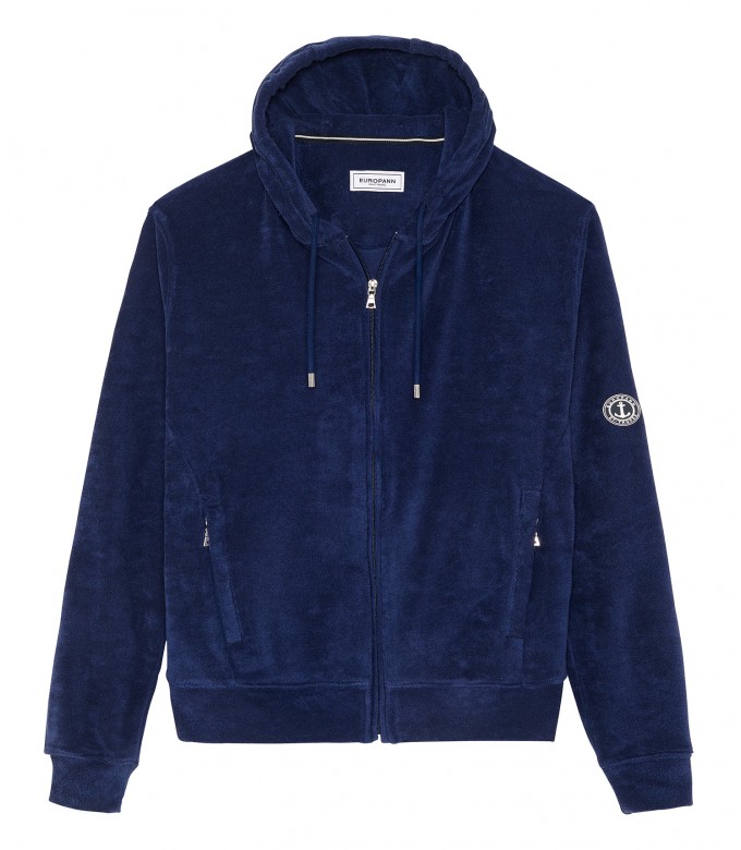 COTTON HOODIE SACHA NAVY BLUE