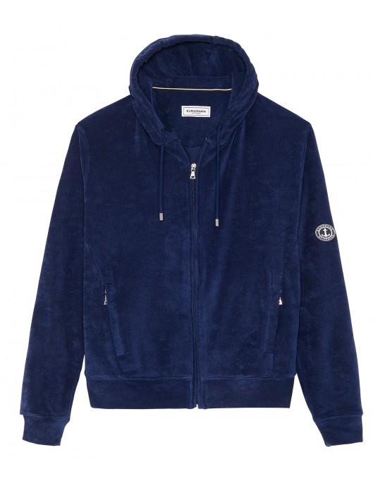 COTTON HOODIE SACHA NAVY BLUE