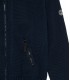 NAVY ALLEN ZIPPED CARDIGAN
