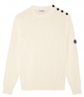 PULL COL ROND IVOIRE PAUL