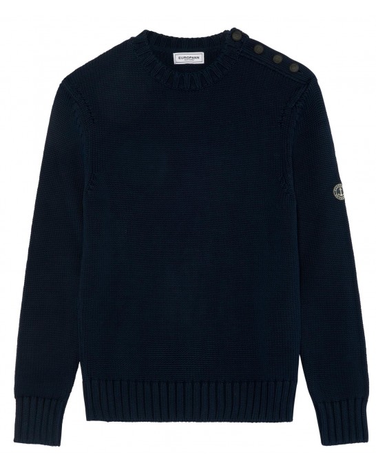 PULL COL ROND MARINE PAUL