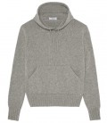 RON PULL FIN À CAPUCHE GRIS