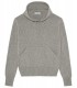 RON PULL FIN À CAPUCHE GRIS