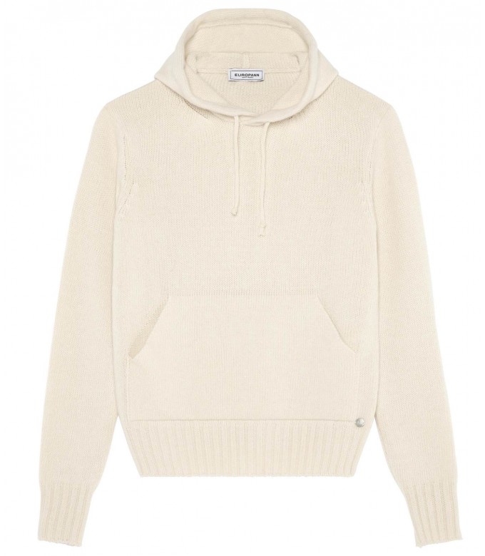 RON IVORY HOODED SWEATER