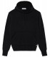 RON BLACK HOODED SWEATER