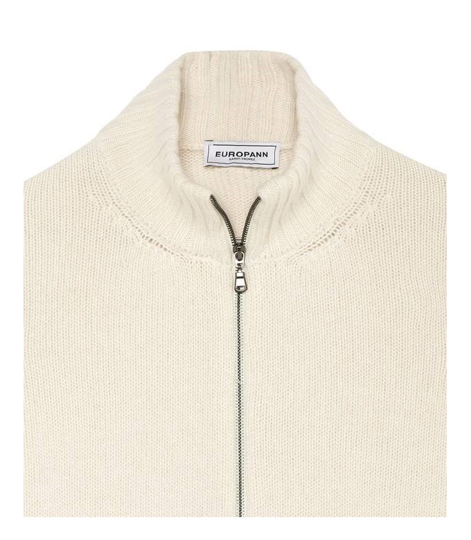 WILLEM VESTE ZIPPÉ IVOIRE