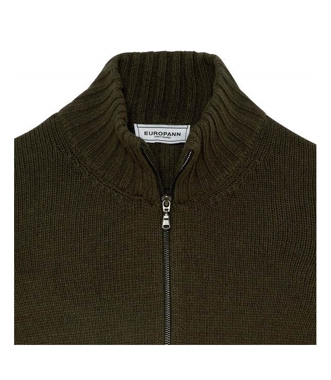 WILLEM KHAKI ZIPPED JACKET