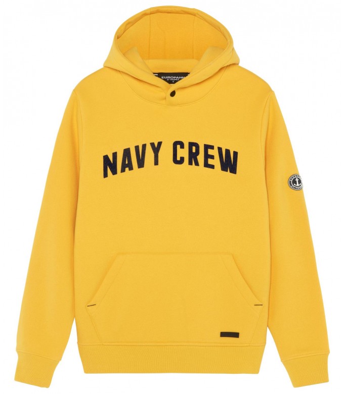 HOODED BANANA BOB SWEATSHIRT NAVY CREW