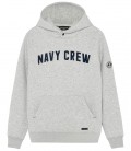 BOB SWEATSHIRT À CAPUCHE GRIS NAVY CREW