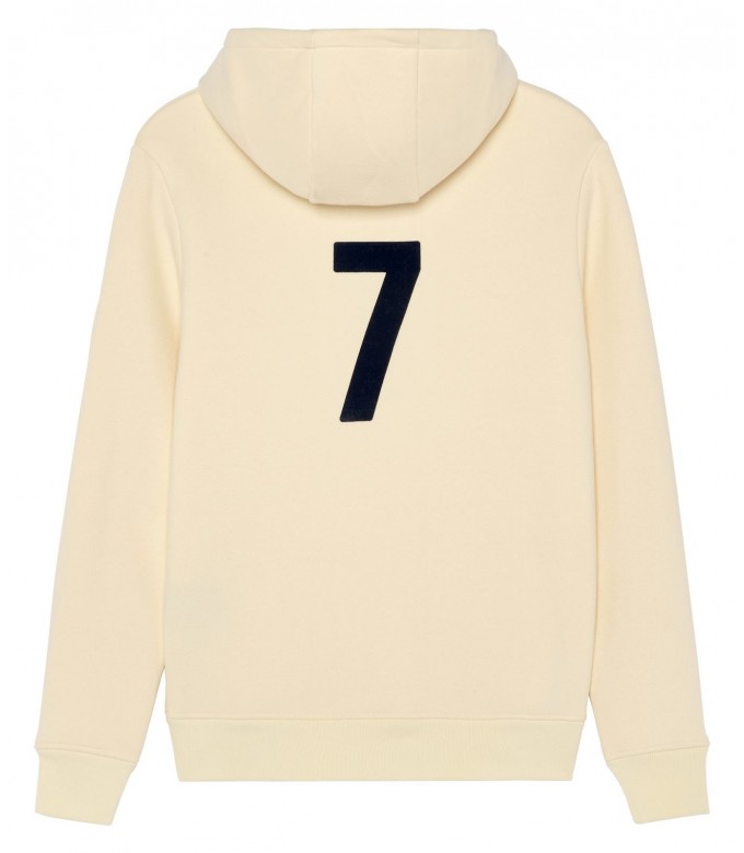 BOB SWEATSHIRT À CAPUCHE IVOIRE NAVY CREW