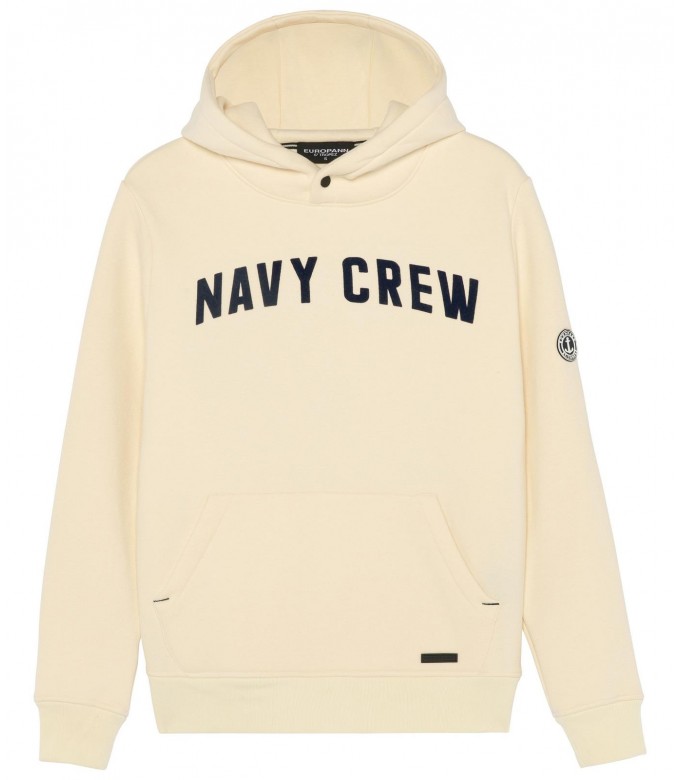 BOB SWEATSHIRT À CAPUCHE IVOIRE NAVY CREW