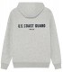 CORK ZIPPED HOODED SWEATSHIRT GREY