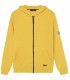 CORK ZIPPED HOODED SWEATSHIRT BANANA
