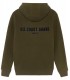 CORK ZIPPED HOODED SWEATSHIRT KHAKI