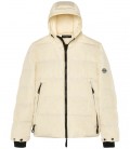 DENVER DOWN JACKET WITH HOOD IVORY