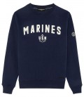SAMY SWEATSHIRT ROUND NECK NAVY MARINES
