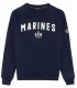 SAMY SWEATSHIRT ROUND NECK NAVY MARINES