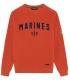 SAMY SWEATSHIRT COL ROND ORANGE MARINES