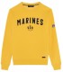 SAMY SWEATSHIRT ROUND NECK BANANA MARINES