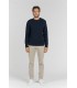 PAUL NAVY ROUND NECK SWEATER