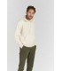 RON IVORY HOODED SWEATER