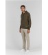 RON KHAKI HOODED SWEATER