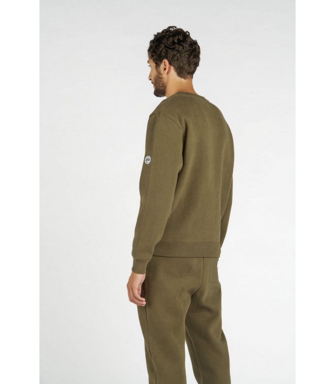 SAMY SWEATSHIRT ROUND NECK KHAKI MARINES