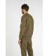 SAMY SWEATSHIRT ROUND NECK KHAKI MARINES