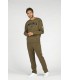 SAMY SWEATSHIRT ROUND NECK KHAKI MARINES