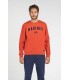 SAMY SWEATSHIRT COL ROND ORANGE MARINES