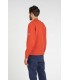 SAMY SWEATSHIRT COL ROND ORANGE MARINES