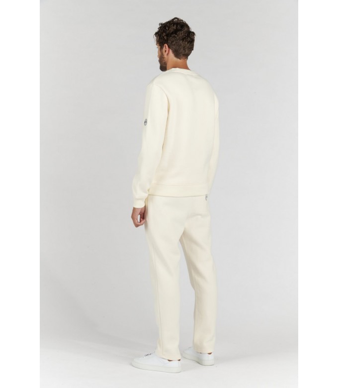 JASON IVORY COTTON JOGGING PANTS
